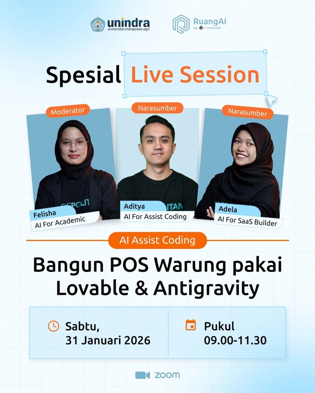 Spesial Live Session: Bangun POS Warung pakai Lovable & Antigravity