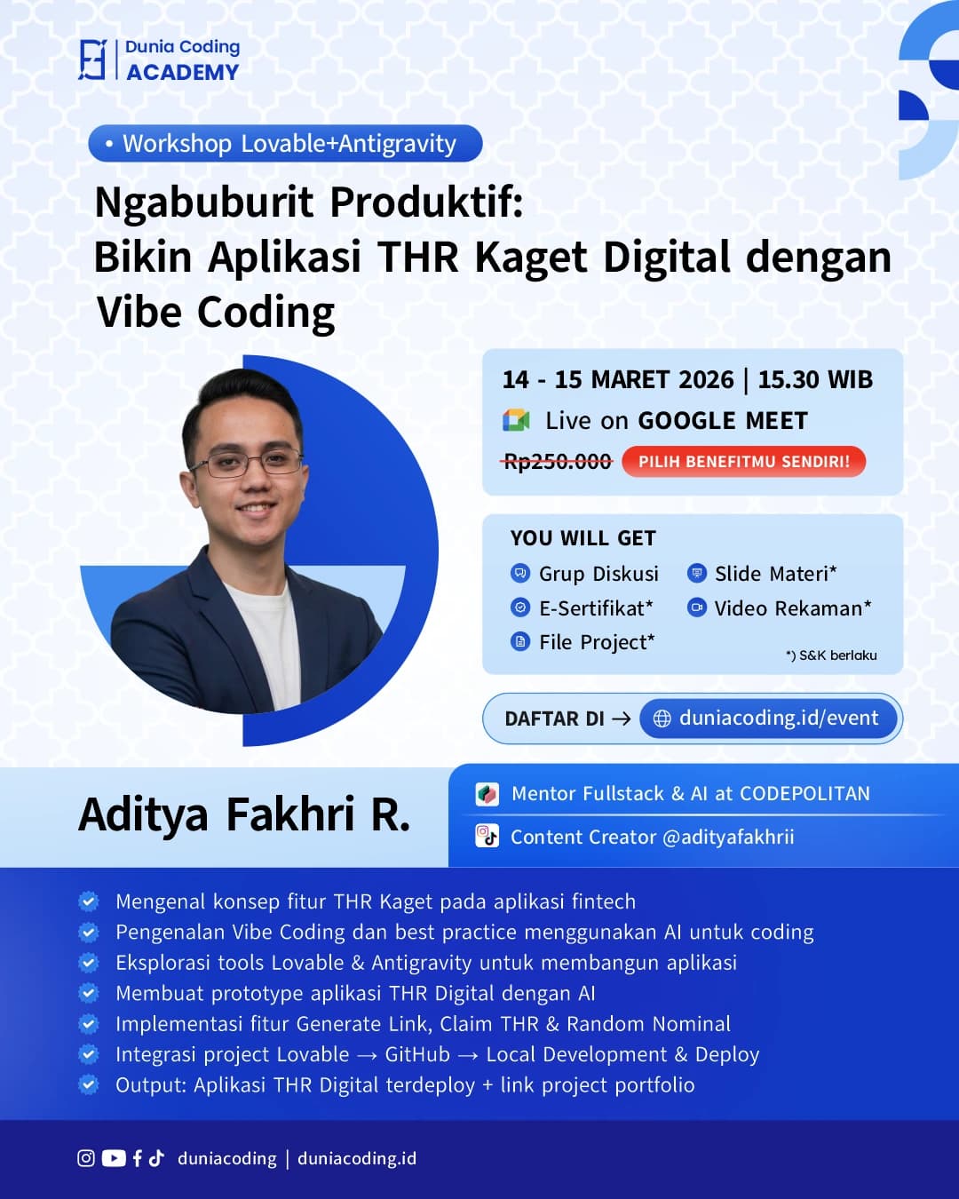 Ngabuburit Produktif: Bikin Aplikasi THR Kaget Digital dengan Vibe Coding